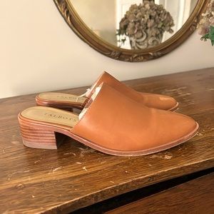 Talbots leather mules